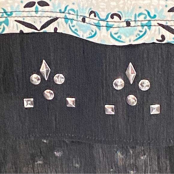 Style&co women’s Green, Black and gray sleeveless top Size L. - Picture 5 of 6